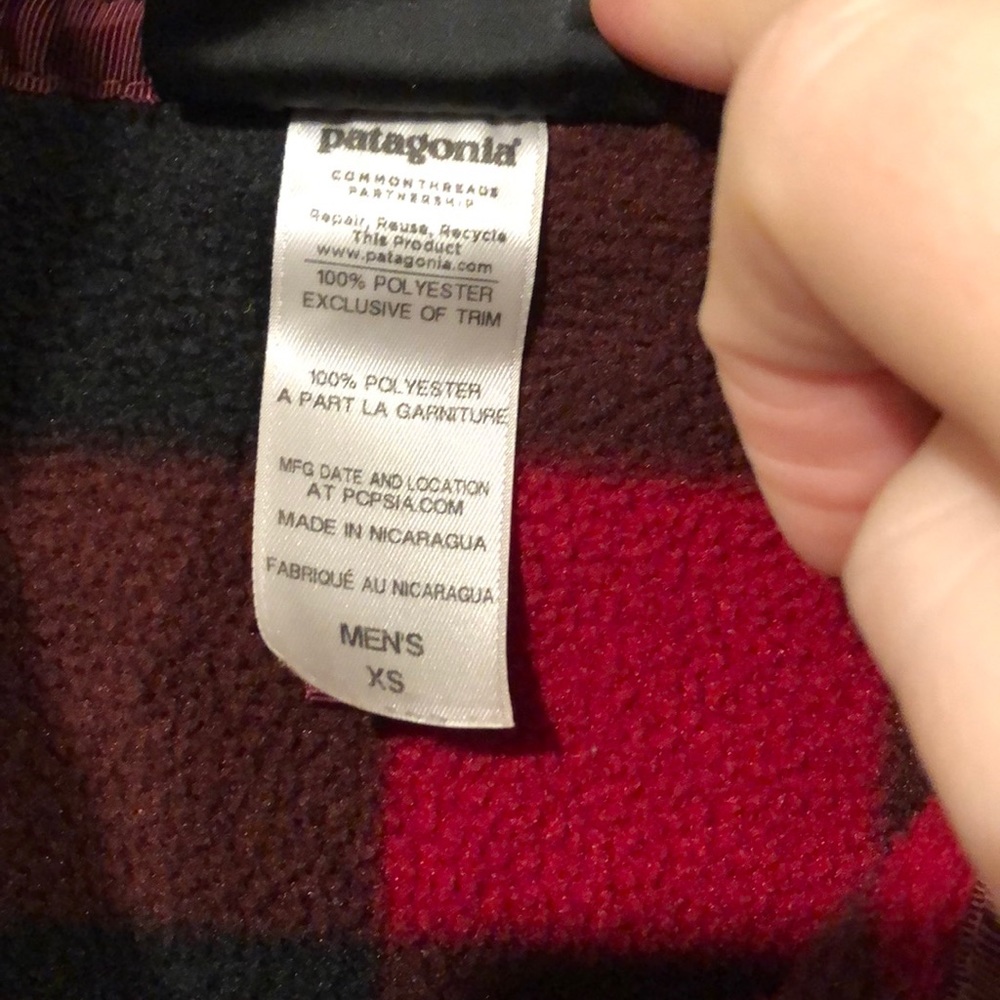 🚫 SOLD 🚫 RARE Patagonia Red Buffalo Check - Picture 3 of 6